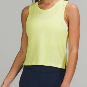 Women's Sleeveless Lime Top